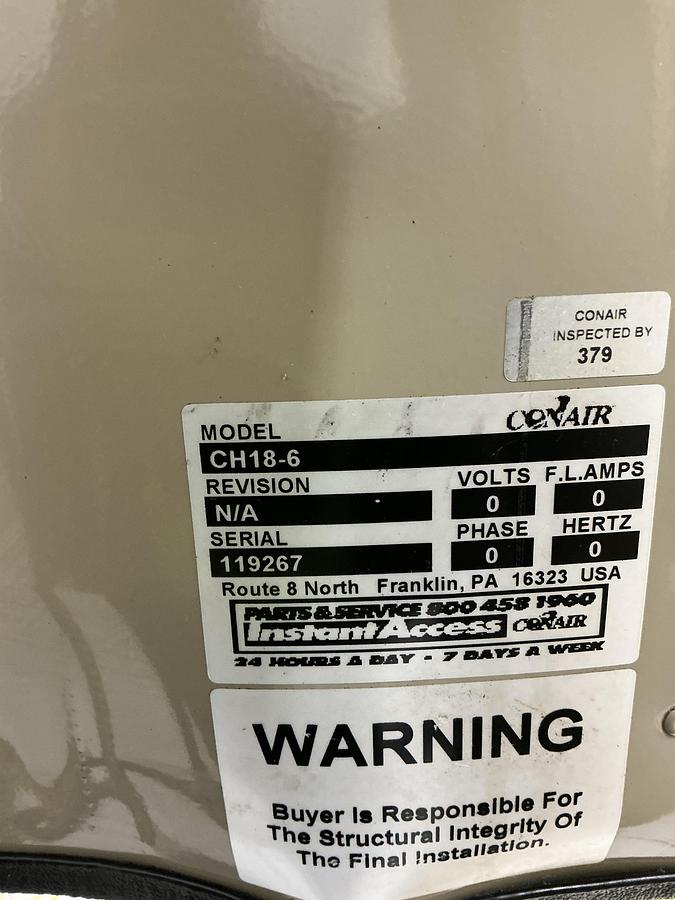 Used CONAIR Dryer SC30