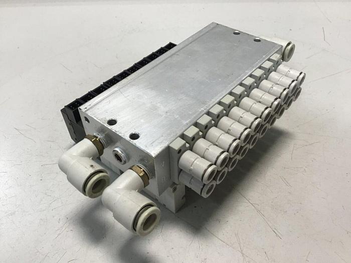 Used KOGANEI Manifold w/ Valves F10M10AJ #120928