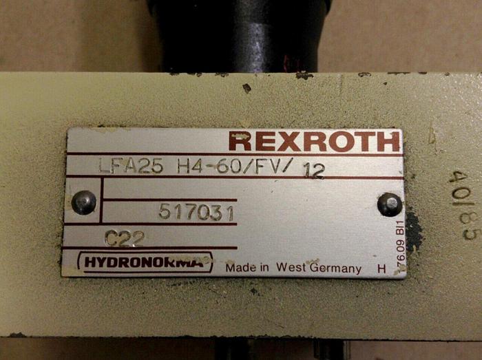 Used REXROTH Control Cover LFA25H460FV12 #67820
