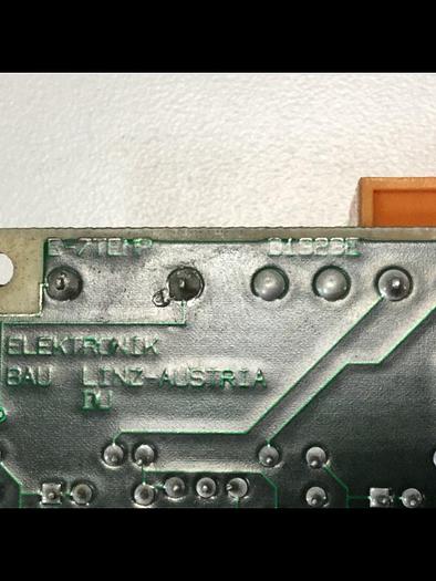 Used ELEKTRONIK Circuit Board E-7TEMP D1323E USed