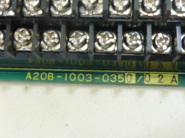 Used FANUC Terminal Strip Board A208-1003-0350/02A #65554