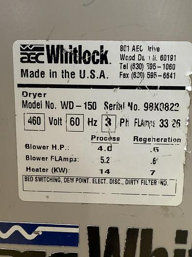 Used AEC WHITLOCK WD-150