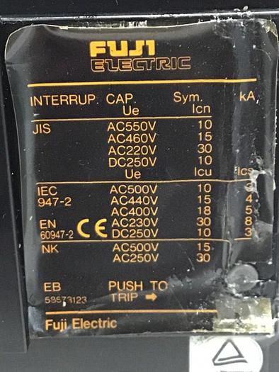 Used FUJI ELECTRIC 150 Amp Breaker EA203B-150 & SWITCH #145036