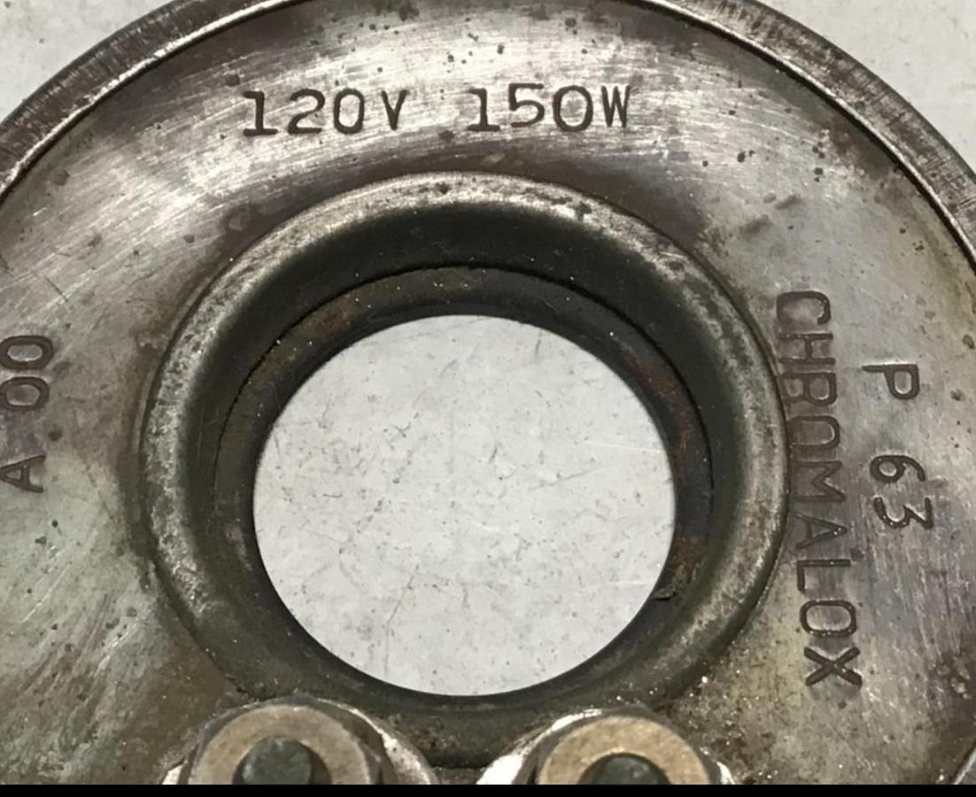 CHROMALOX 150 Watt Heater Ring P63 NEW