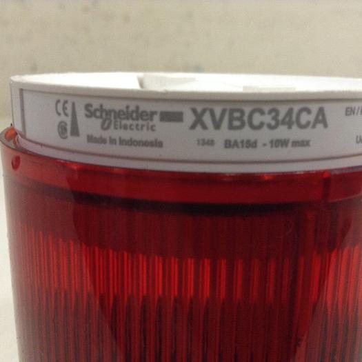 Used TELEMECANIQUE Stack Light RED XVBC34CA #88348