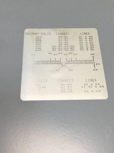 Used EGS 3 kVA Transformer HS5F3AS #96807