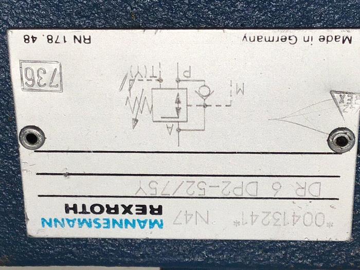 Used REXROTH Pressure Relief Valve DR6DP25275Y #126006