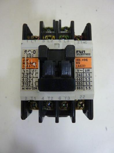 Used FUJI ELECTRIC Contactor SC-0 4NC0F0 #64349