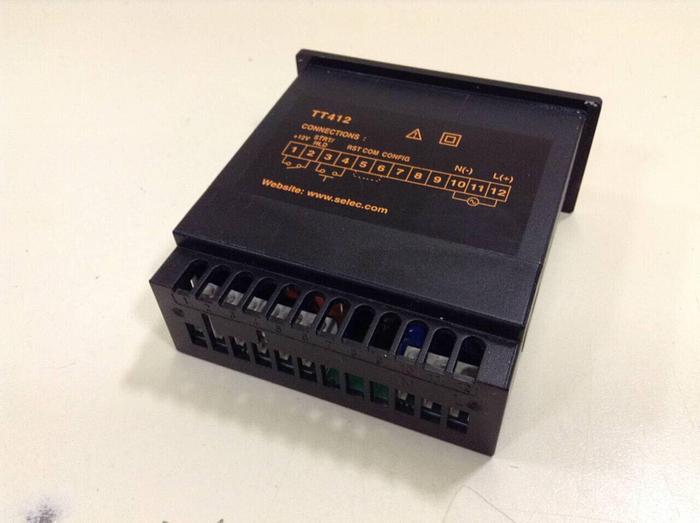 Used SELEC Totaliser Timer TT412 #86290