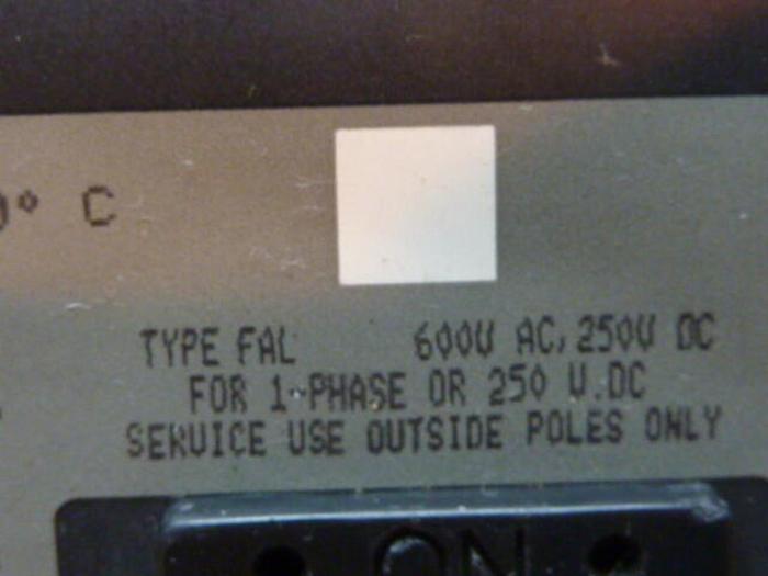 Used SQUARE D 30 Amp Circuit Breaker FAL360301212 USED