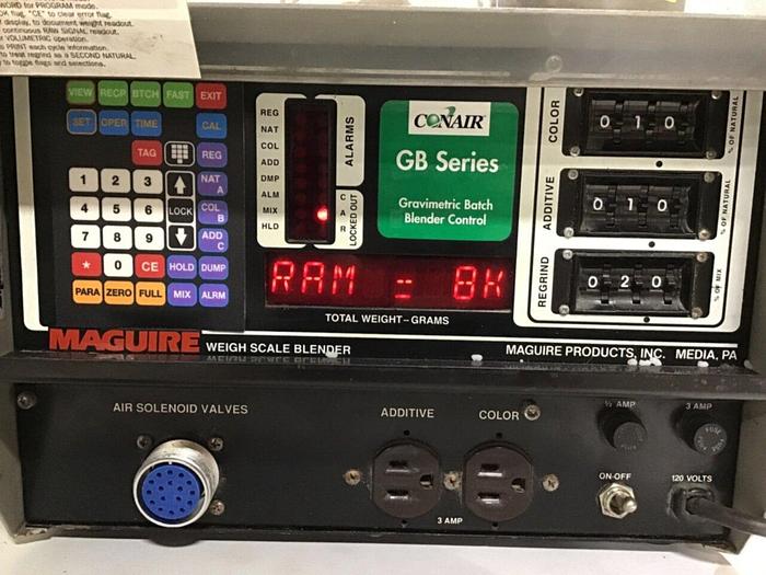 Used CONAIR Gravimetric Batch Blender Control 17 PIN/12 POS CTRL Used