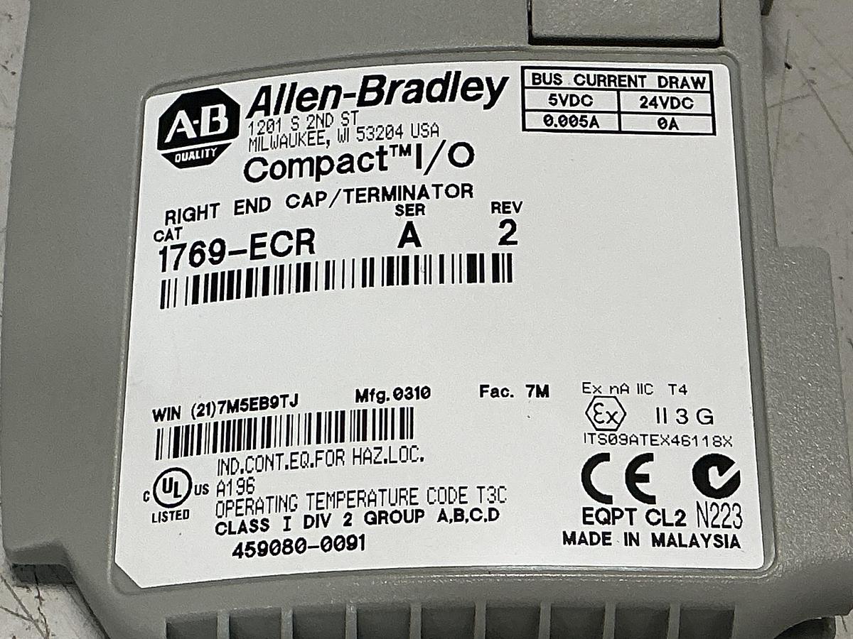 Used ALLEN BRADLEY 1764-24BWA SER A