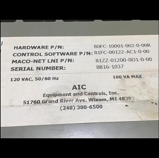 Used BARBER COLMAN Linear Positioning Module 80FA-10001-002-0-00 USED