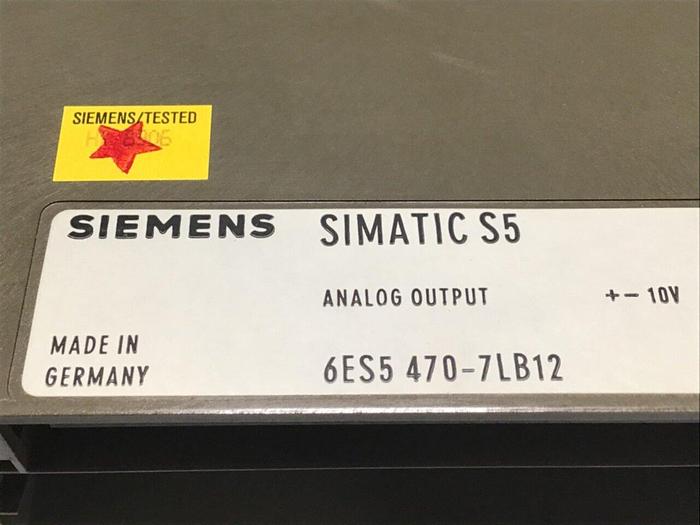 Used SIEMENS Analog Output 6ES5 470-7LB12 #113144