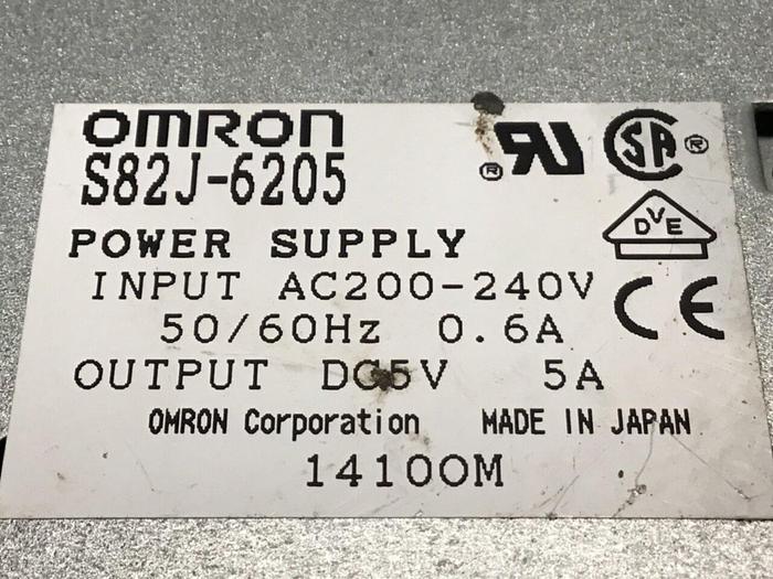 Used OMRON Power Supply S82J-6205 #118563