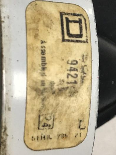 Used SQUARE D Operating Mechanism /Mounting Bracket 9421L512 #134242