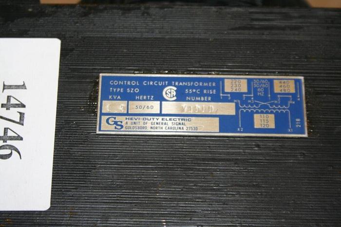 Used GENERAL SIGNAL 1.5 kVA Transformer Y1500 Used