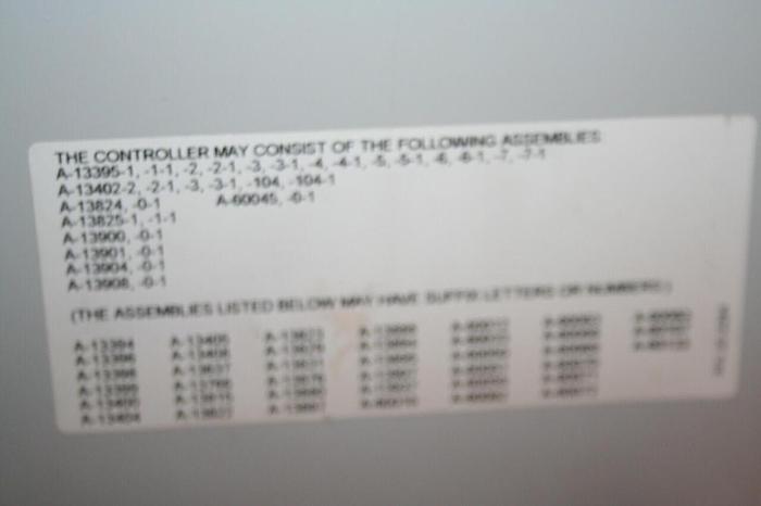 Used BARBER COLMAN Control Card Rack 4NCE-200GE-0CA-0-04 Used