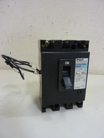 Used FUJI ELECTRIC 30 Amp Circuit Breaker EA53-30 #66967