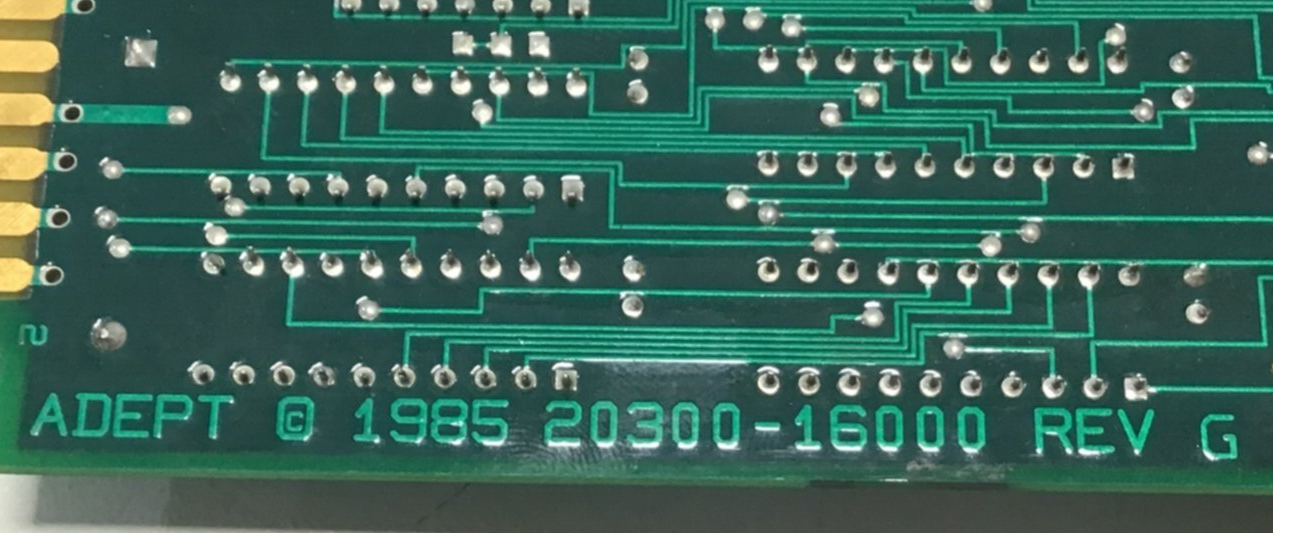 Used ADEPT Circuit Board 10300-16600 USED
