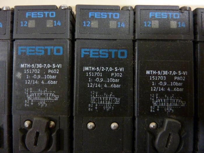 Used FESTO Control Block w/ Valves IFB8-03 #52734