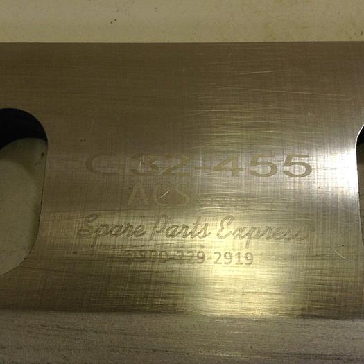 Used ZENITH CUTTER Granulator Blade / Knife G32-455 #81008
