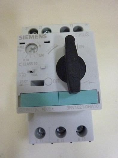 Used SIEMENS Motor Starter Protector 3RV1021-0HA10 #46443