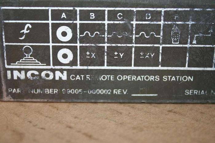 Used INCON Operator Station 99005-000002 #19317