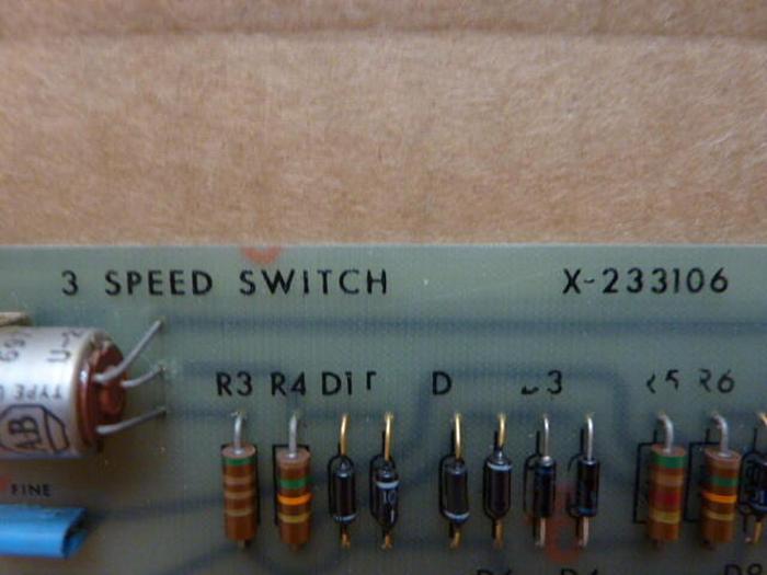 Used ALLEN BRADLEY Speed Switch Board X-233106 #27166