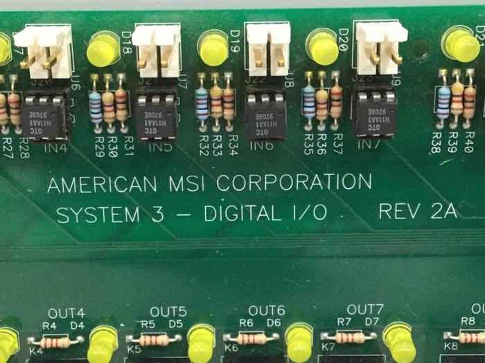 Used AMERICAN MSI Circuit Board 3000.020.105 #106245