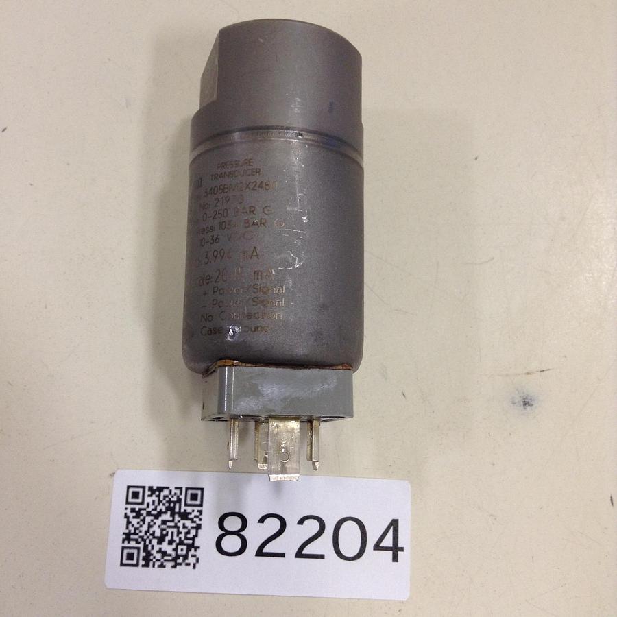 Used VIATRAN Pressure Transducer 3405BM2X2480 #82204