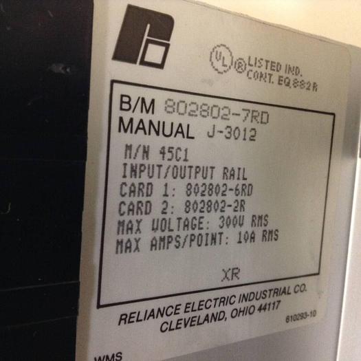Used RELIANCE ELECTRIC Programmable Controller 45C1 #71473