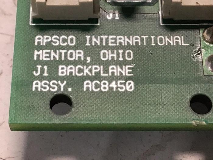 Used APSCO Van Dorn Rack Circuit Board AC8450 USED