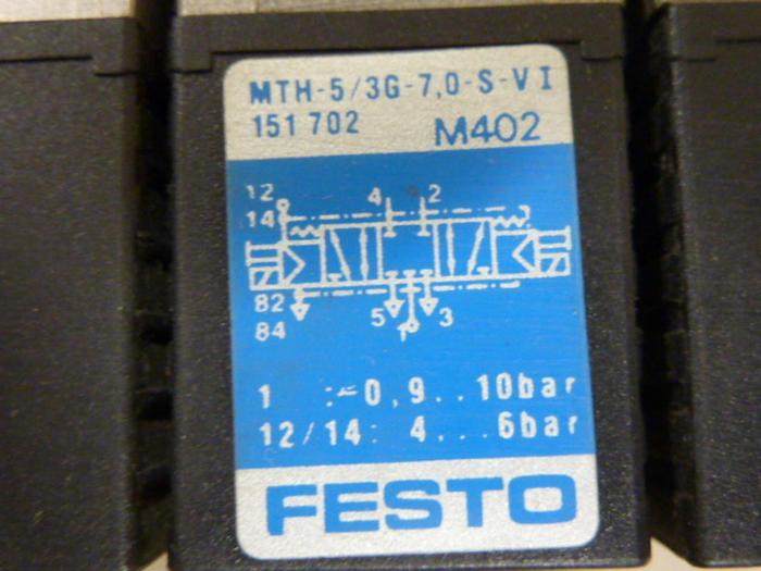 Used FESTO Control Block w/ Valves IFB8-03 #52789
