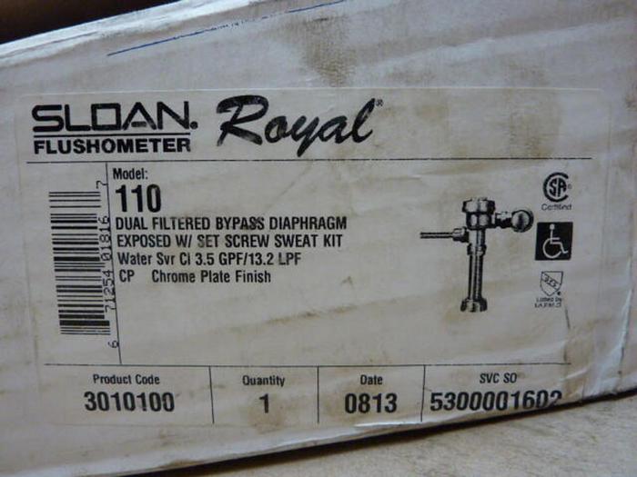 SLOAN FLUID ACCESSORIES Filtered Bypass Diaphragm 110 #30281