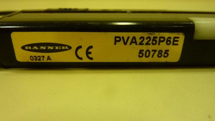 Used BANNER ENGINEERING Light Curtain Emitter PVA225P6E #42634