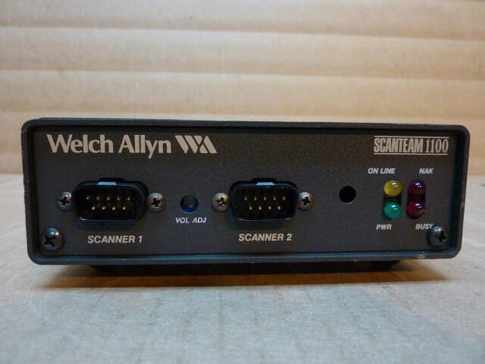 Used WELCH ALLYN Dual Terminal Input Scanteam SCANTEAM 1100 #26458