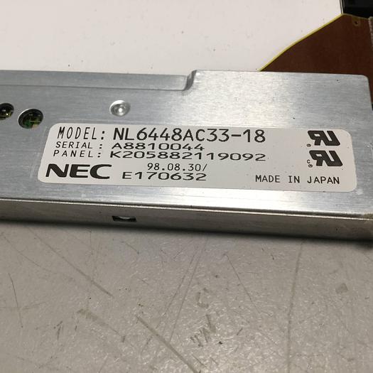 Used NEC LCD Display Screen NL6448AC33-18 Used #96057