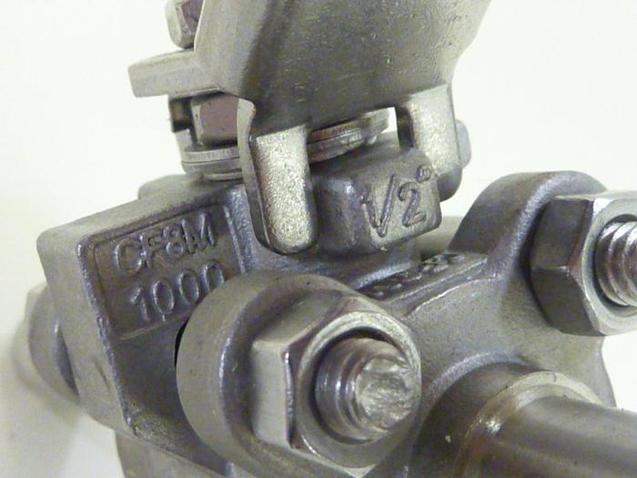 INLINE INDUSTRIES Ball Valve CF3M #45416