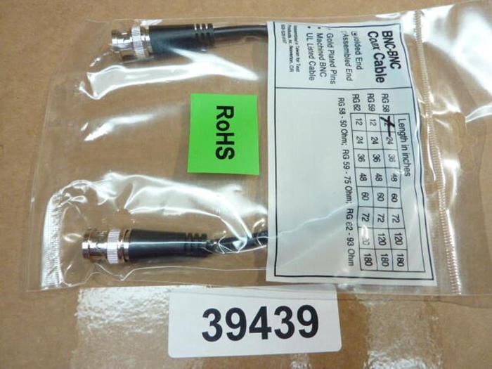 SOUTHWEST WIRE BNC-BNC Coax Cable RG58/U #39439