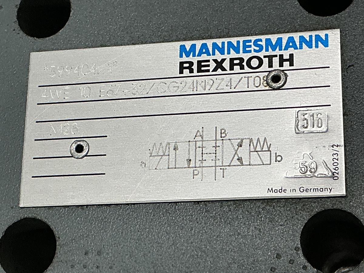 Used REXROTH 4WE 10 E67/32/CG24N9Z4/T0S