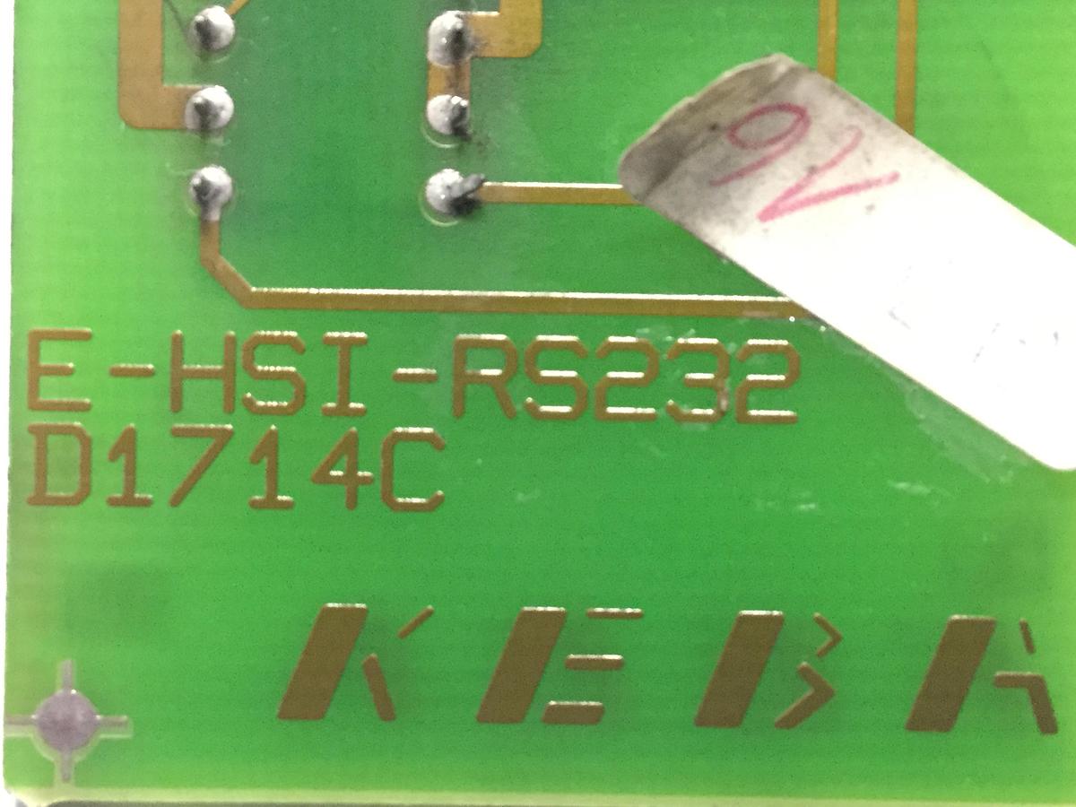 Used KEBA Circuit Board E-HSI-RS232 D1714C USED
