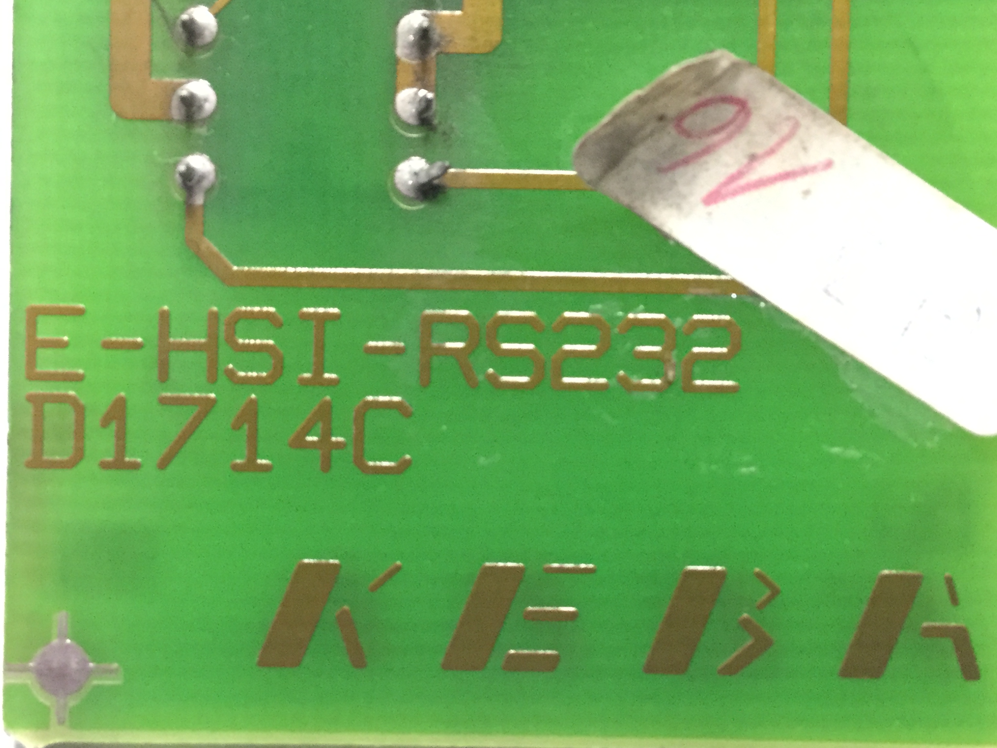 Used KEBA Circuit Board E-HSI-RS232 D1714C USED