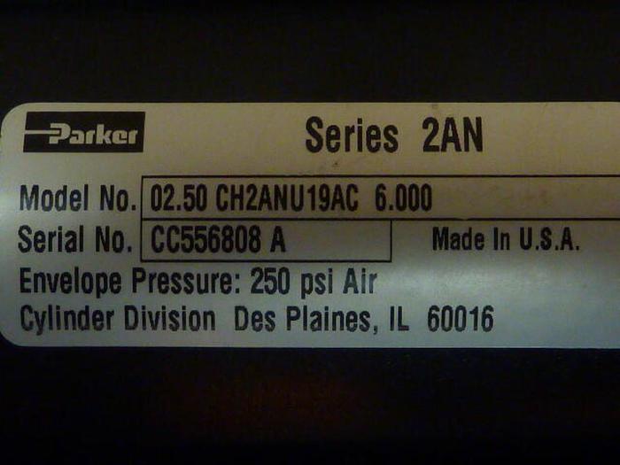 Used PARKER Cylinder 02.50 CH2ANU19AC  6.000 #28711