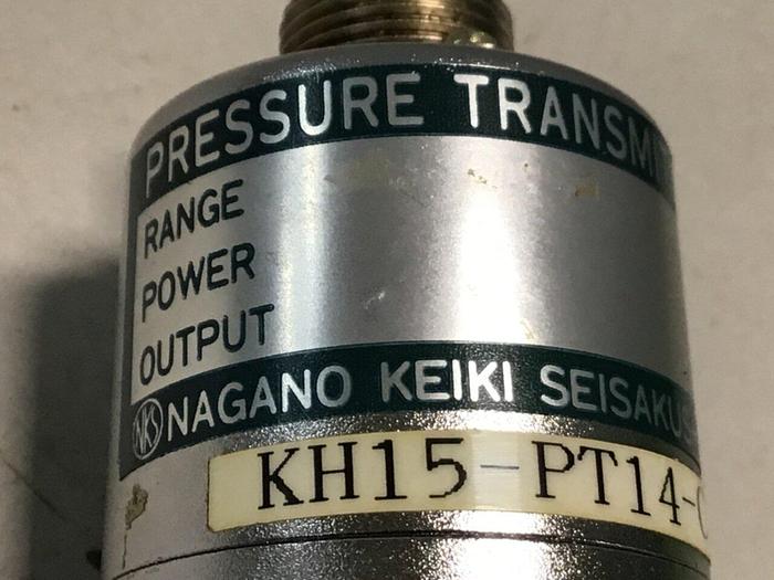 Used NAGANO Pressure Transmitter KH15-PT14-C-200-0.25 #126508