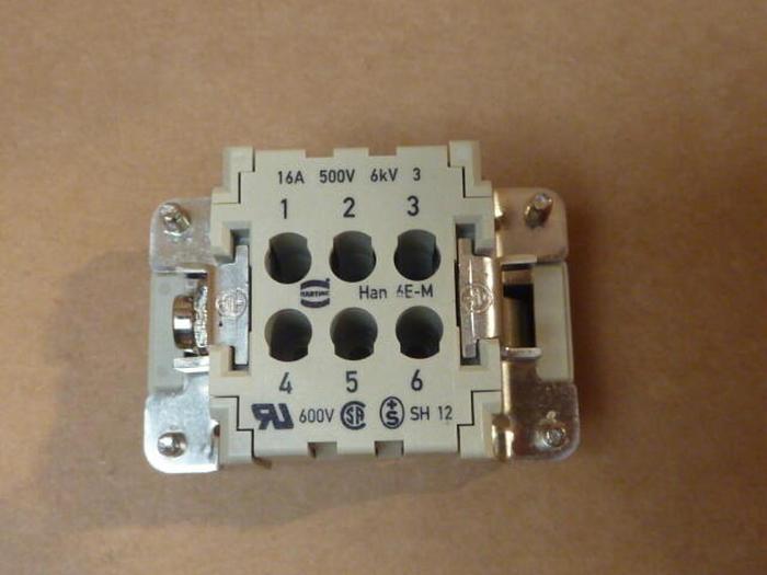 HARTING Power Connector HAN 6E MC #31467