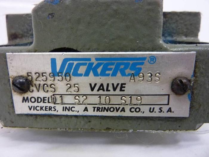 Used VICKERS Valve CVCS25D1S210S19 #65326