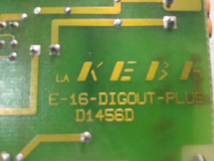 Used KEBA Engel Output Board E-16-DIGOUT-PLUS D1456D Used