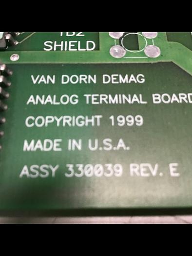 Used VAN DORN Analog Terminal Board PC330-039 330-039 #141350