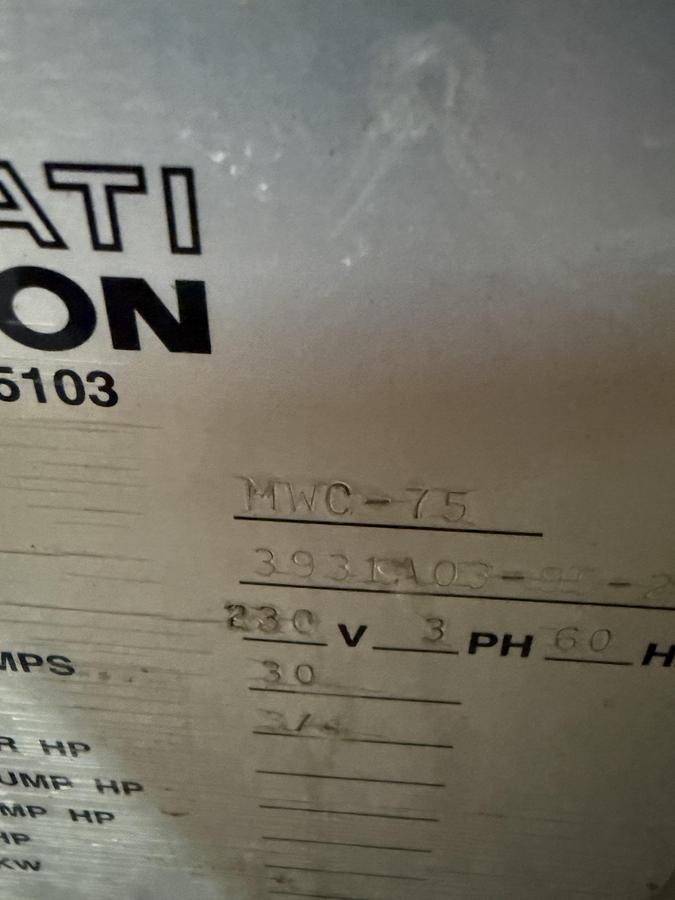 Used CINCINNATI MILACRON MWC-75